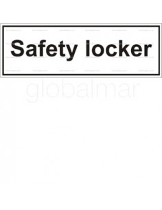 sign-accommodation-safety,-locker-#2879gm-100x300mm---