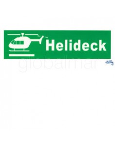safety-sign-helideck,-100x300mm---