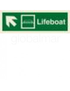 direction-sign-arrow,-45deg-up(l)/lifeboat-100x300mm
