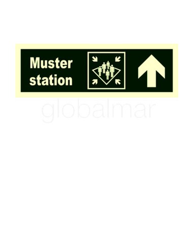 direction-sign-arrow-45deg-up,-(l)/muster-station-100x300mm---