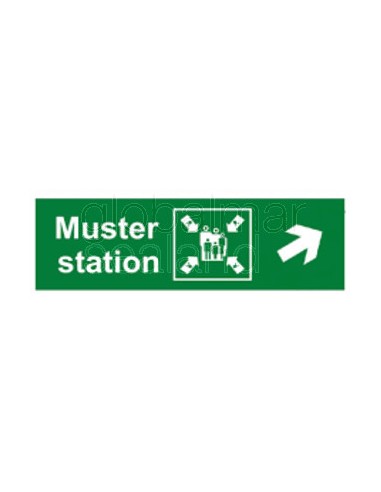 direction-sign-muster-station/,-arrow-45deg-up(r)-100x300mm---