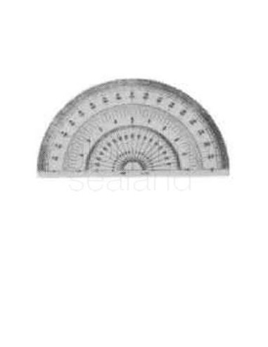 protractor-plastic-180deg,-150mm-diam---