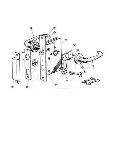 part-for-tumbler-mortise-lock,-ohs#2410-#1-front---