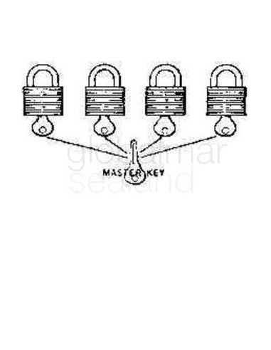 padlock-brass-50mm,-master-key-system