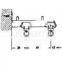 double-bracket-for-curtain,-stainless-steel---