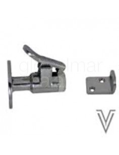 door-stop-w/catch-length-80mm,-brass-adjustable-type-#2406