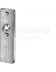 plate-short-without-key-hole,-stainless-steel-#6645-f/2---