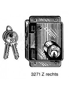 lock-cabinet-w/cylinder-#3271z,-door-th-20mm-backset-30mm-left---