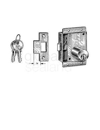 lock-cabinet-w/cylinder-&-rose,-door-thick-20mm-left-#3710z---