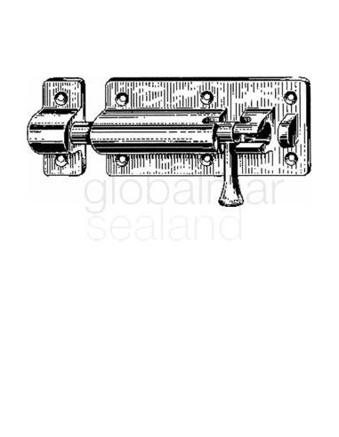 barrel-bolt-w/surface-striking,-plate-brass-mod383-amig-ref.-2860