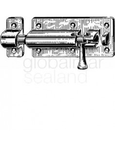 barrel-bolt-w/surface-striking,-plate-brass-w:45xl:100mm-#2512---