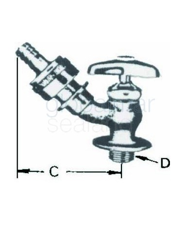 sill-cock-with-snap-on-hose,-coupling-20(3/4)---