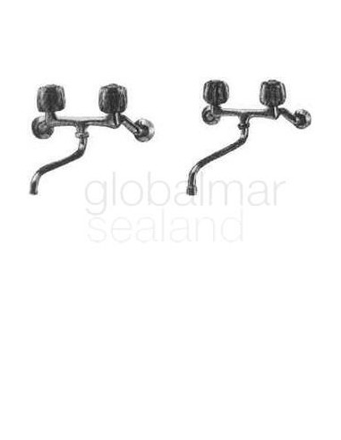 faucet-wall-combi-w/underside,-swivel-spout-13(1/2)---