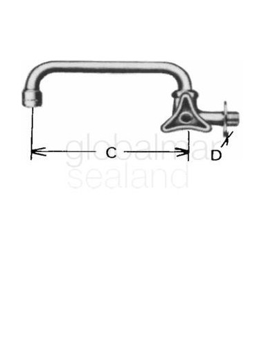 faucet-wall-r-hand-w/overhead,-swivel-spout-&-aerator-13(1/2)---