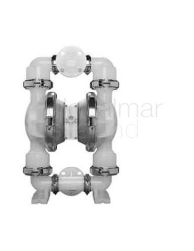 diaphragm-pump-air-operated,-wilden-p-4-plastic-body--polyprop-/-teflon-(chem-resistant)---threaded-1.5"-bsp