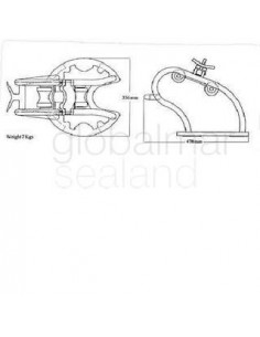 saddle-hose-flange-dia:356mm,-for-j.j.tank-cleaning-machine---