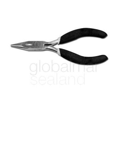 plier-mini-long-round-nose,-4-1/2"-w/plastic-cover-handle---