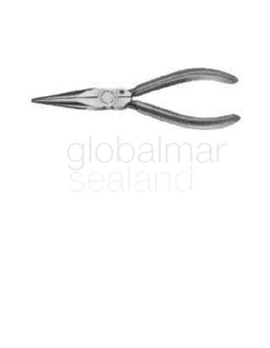 plier-long-nose-&-side-cutting,-plastic-covered-handle-125mm---