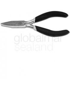 plier-mini-long-flat-nose,-4-1/2"-w/plastic-cover-handle---