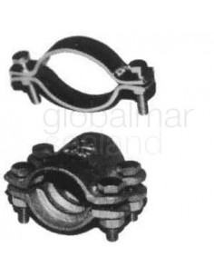 hose-band-double-bolt-type,-malleable-iron-125-135mm---