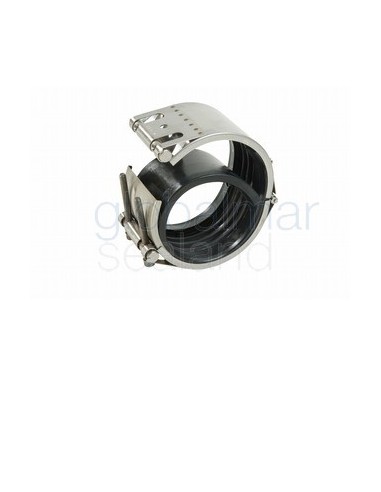 pipe-clamp-straub-50a,-rubber-(epdm)-sleeve---