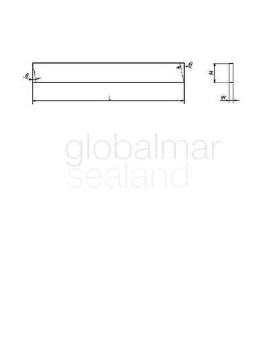 tool-bit-rectangular-plate-hss,-4x16x160mm---