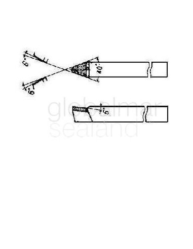 tool-with-carbide-tip-single,-#36-5-straight-25x30x180mm---