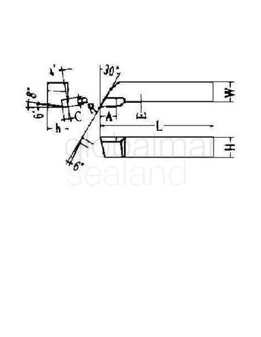 tool-with-carbide-tip-single,-#95-1-straight-25x25x160mm---