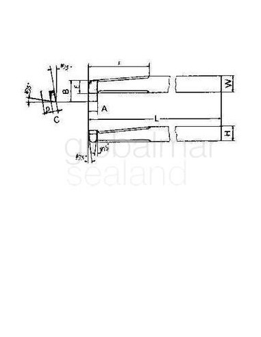 tool-bit-tip-welded-hss-bore,-finishing-32-32x32x315mm---