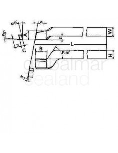 tool-bit-tip-welded-hss-knife,-right-hand-16-16x16x180mm---