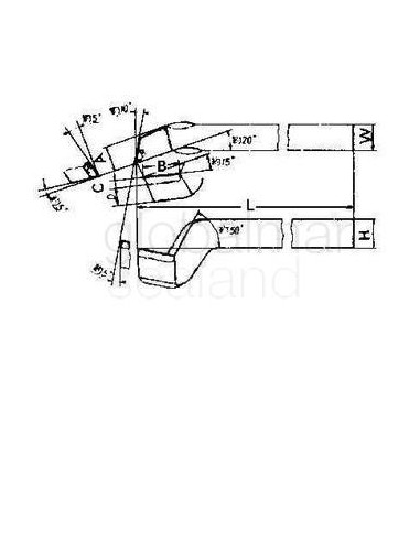 tool-bit-tip-welded-hss-bent,-right-hand-16-16x16x180mm---