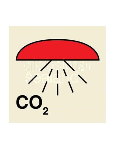 señal-space-protected-by-co2-15x15-adhesiva-ref-2390dd