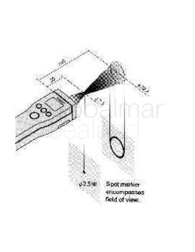 thermometer-infrared-440s,--30---400deg.c-red-led-circle---