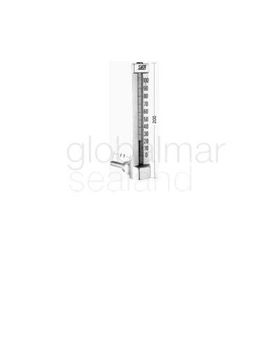 thermometer-sika-272b-200x36mm,-pt1/2--30-50deg.c-100mm-stem---