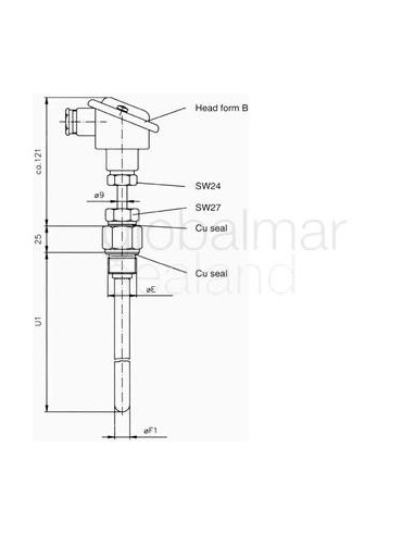 sensor-de-temperatura-sensor-temp-for-cooling-water,-sika-diam-12mm-2xpt100-3-wire-largo-100mm