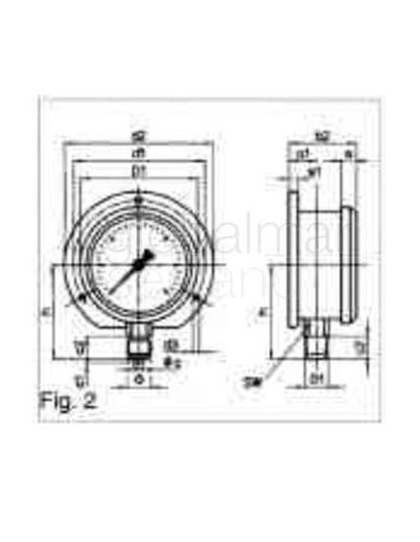 gauge-pressure-glycerine-bottm,-back--1-1.5bar-63mm-g1/4"---