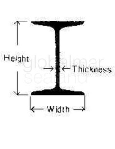 steel-i-beam-hot-rolled,-150x75x5.5mm-6mtr---