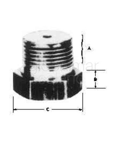 element-retaining-plug-brass,-3/8"---