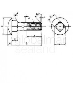 bolt-cap-head-square-neck,-with-further-detail---