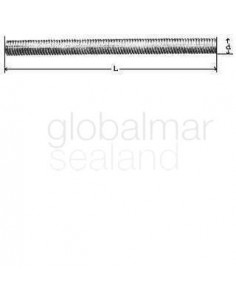 stud-whole-threaded-steel,-m8-x-pitch1.25-1000mm---