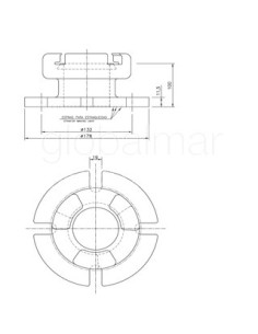 conexion-internacional-tipo-barcelona-dn-45-laton