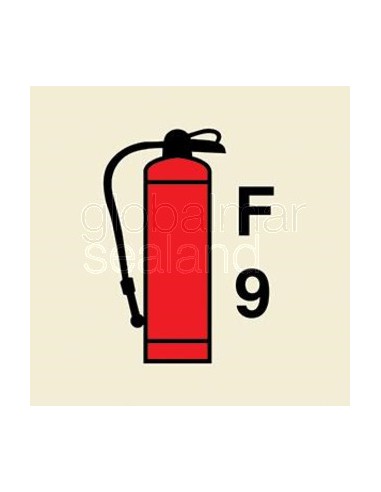 señal-9lt-foam-fire-extinguisher-15x15-adhesivas-ref-2080dd