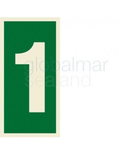 señal-numero-"1"-adhesiva-7,5x15-ref-1101bd