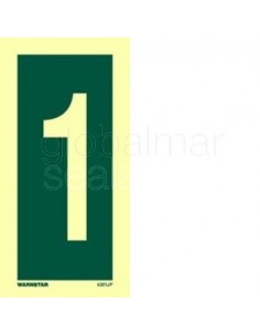 señal-numero-"1"-7,5x15-rigida-ref-1101bd