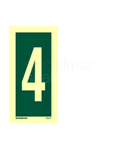 señal-numero-"4"-adhesiva-7,5x15-ref-1104bd