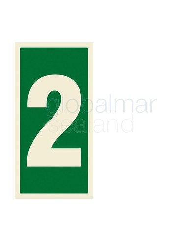 señal-numero-"2"-adhesiva-7,5x15-ref-1102bd