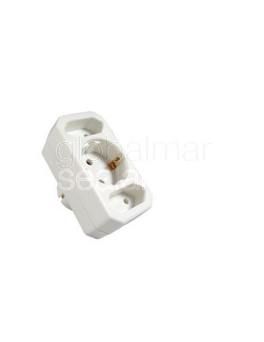 792930-plug-distribution-2-round-pin3-way-phenol-resin-siemens-nwt