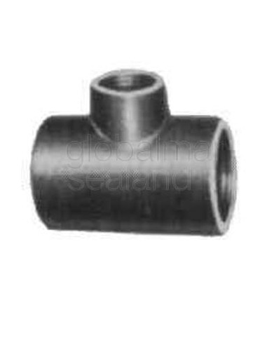 tee-reducing-malleable-cast,-iron-black-1/4x1/4x1/8---