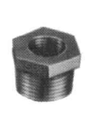 bushing-hexagon-malleable-cast,-iron-galv-1/4x1/8---