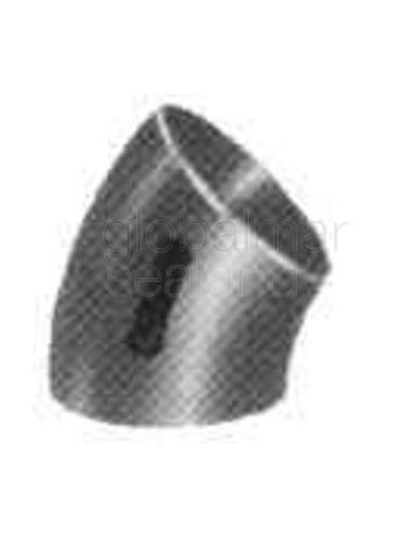 elbow-steel-butt-welding-45deg,-long-radius-h.p.-sch-40-20a---